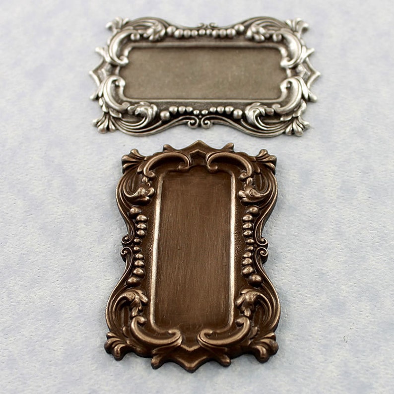 Ornate Frame Setting Mold Mould Flexible Silicone Resin Polymer Clay Chocolate Fondant 320 image 2
