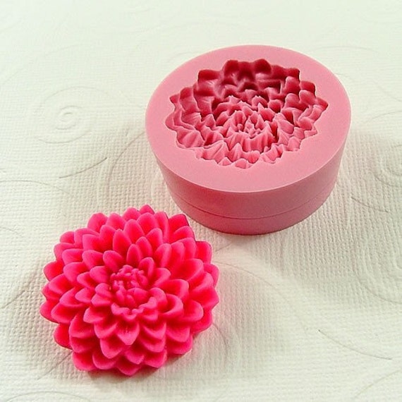 Chrysanthemum Round Soap Mold For Sale