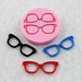 Eye glasses Mold Mould Silicone Nerd Geek Resin Mold (302) 