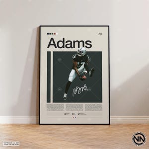 Devante Adams Poster, Las Vegas Raiders Poster, NFL Poster, Sports Poster, Football Poster, NFL Wall Art, Sports Bedroom Posters