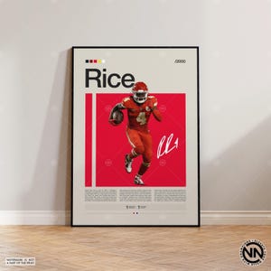 Rashee Rice Poster, Kansas City Chiefs Print, NFL Poster, Sports Poster, NFL Fans, Football Poster, NFL Wall Art, Sports Bedroom Posters