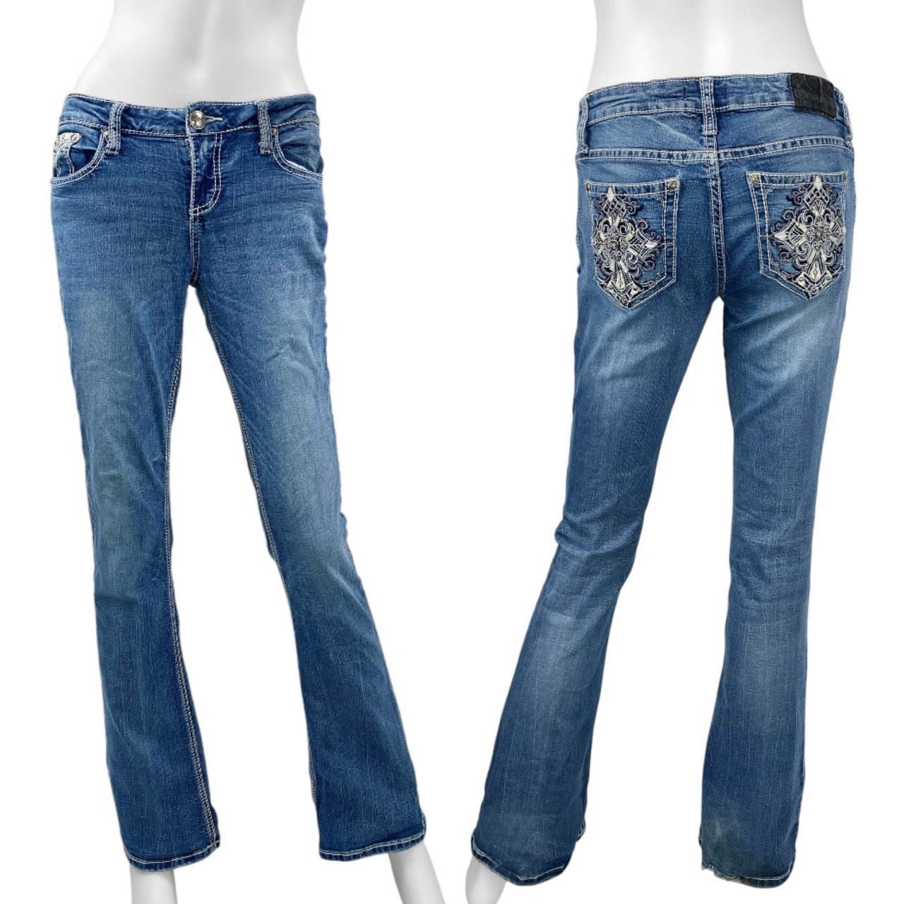 ミスミー デニム ジーンズ Y2K ローライズ Miss me jeans - Etsy 日本