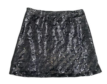 00s Mcbling Bimbo Sequin Skirt Sz S/M