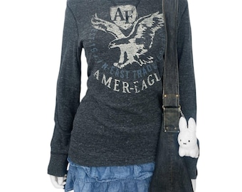 00s 2000s Grunge American Eagle Long Sleeve Top Sz M/L