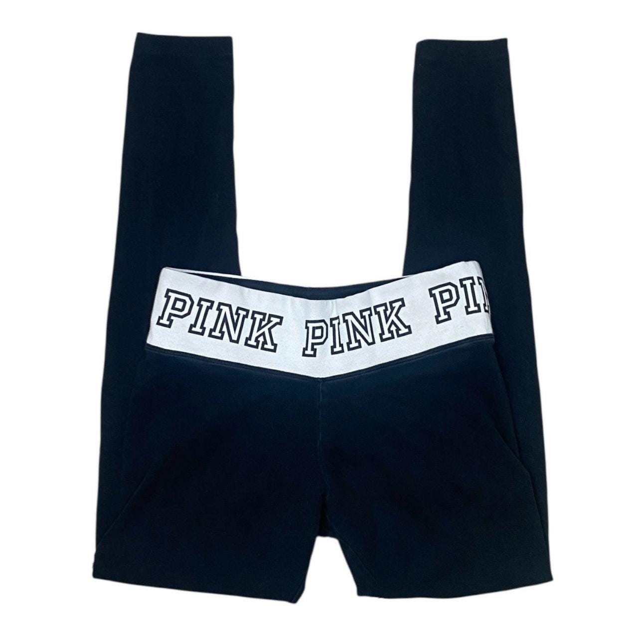 Leggings Victoria's Secret PINK Nebraska Noir - Neuf Avec étiquettes (NWT)