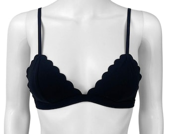 Y2K 2000s Victorias Secret Grunge Black Bra Sz XS