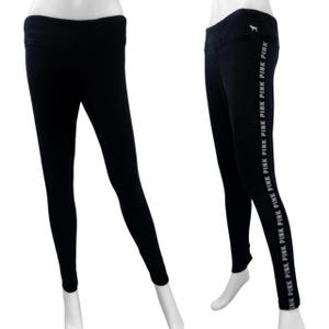 Reebok Femmes Pantalon de Jogging Logo Survêtement Sweat Taille Basse Noir Rose
