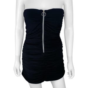 princess polly baby blue dress Wet Seal Dress Small Black White Striped Bodycon Mini NWT main image 0