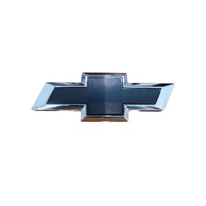 Black with Chrome  edge 19cm Rear Bowtie Emblem For 2015-2020 Chevrolet Tahoe Suburban Part number: 22814066
