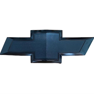 All Black edge 30cm Front Bowtie Emblem For 2015-2020 Chevrolet Tahoe Suburban Part number: 22814066