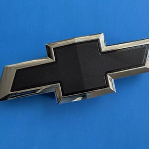10.35&quot; Black with Chrome edge Front only Bowtie Emblem For 2014-2015 Silverado 1500