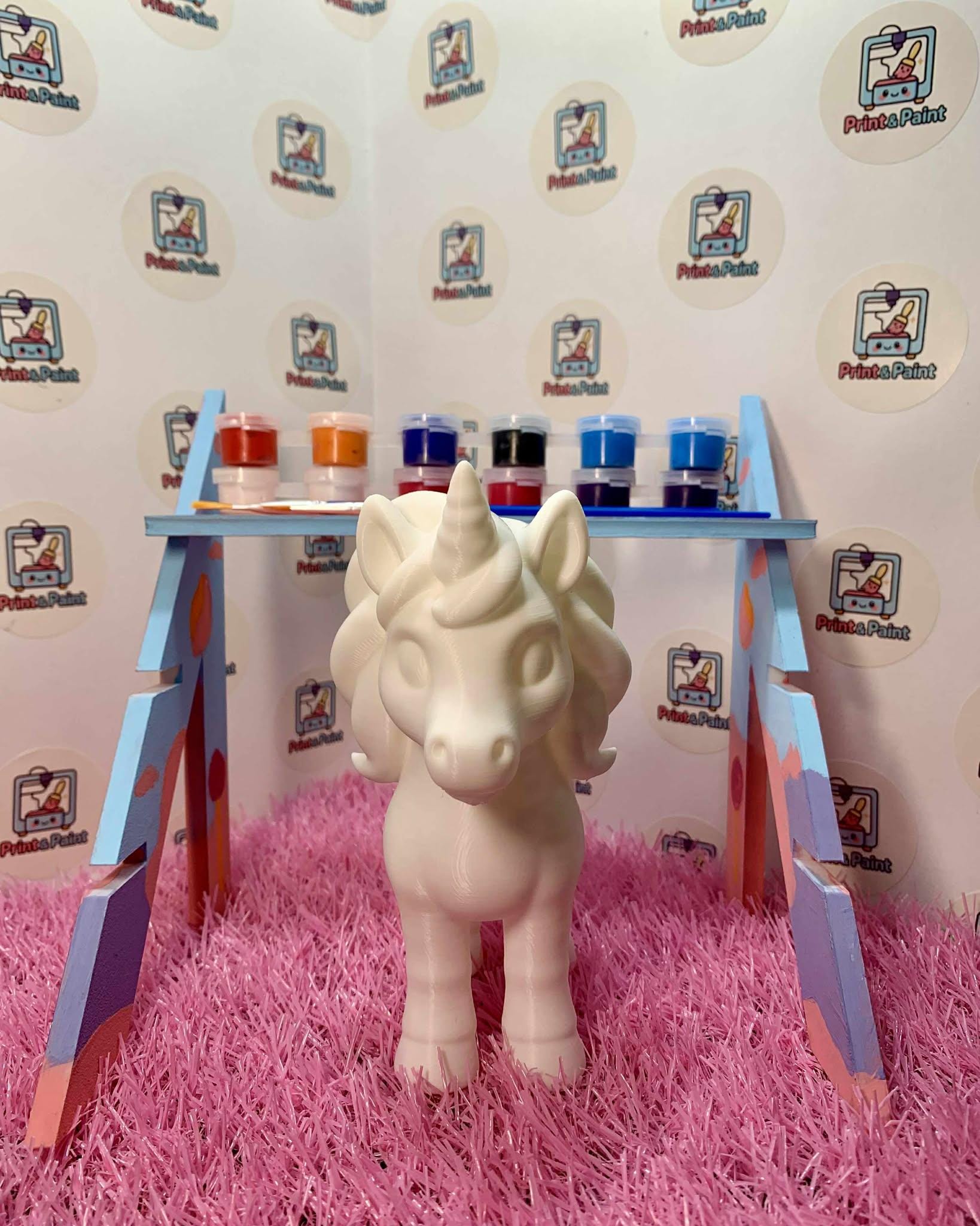 Paint Your Own 3D Printed Unicorn Paint Kit: DIY Kids Craft Activity