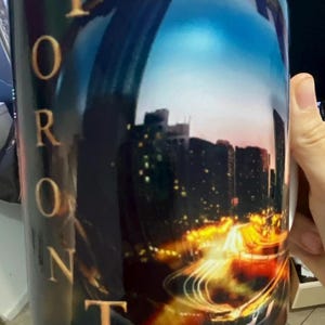 Personalized Toronto Skyline Coffee Mug: CN Tower Souvenir