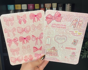 Insertos Kindle Pink Bookish / Accesorios de lectura Bow Romantasy