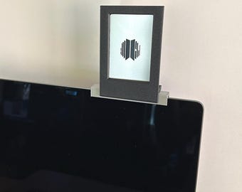 Photocard Holder for Monitors | Magnetic Frame & Rail Display System