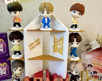 ENCORE EDITION TinyTAN Display Stand – 3D Printed Shelf for McDonald’s Figures