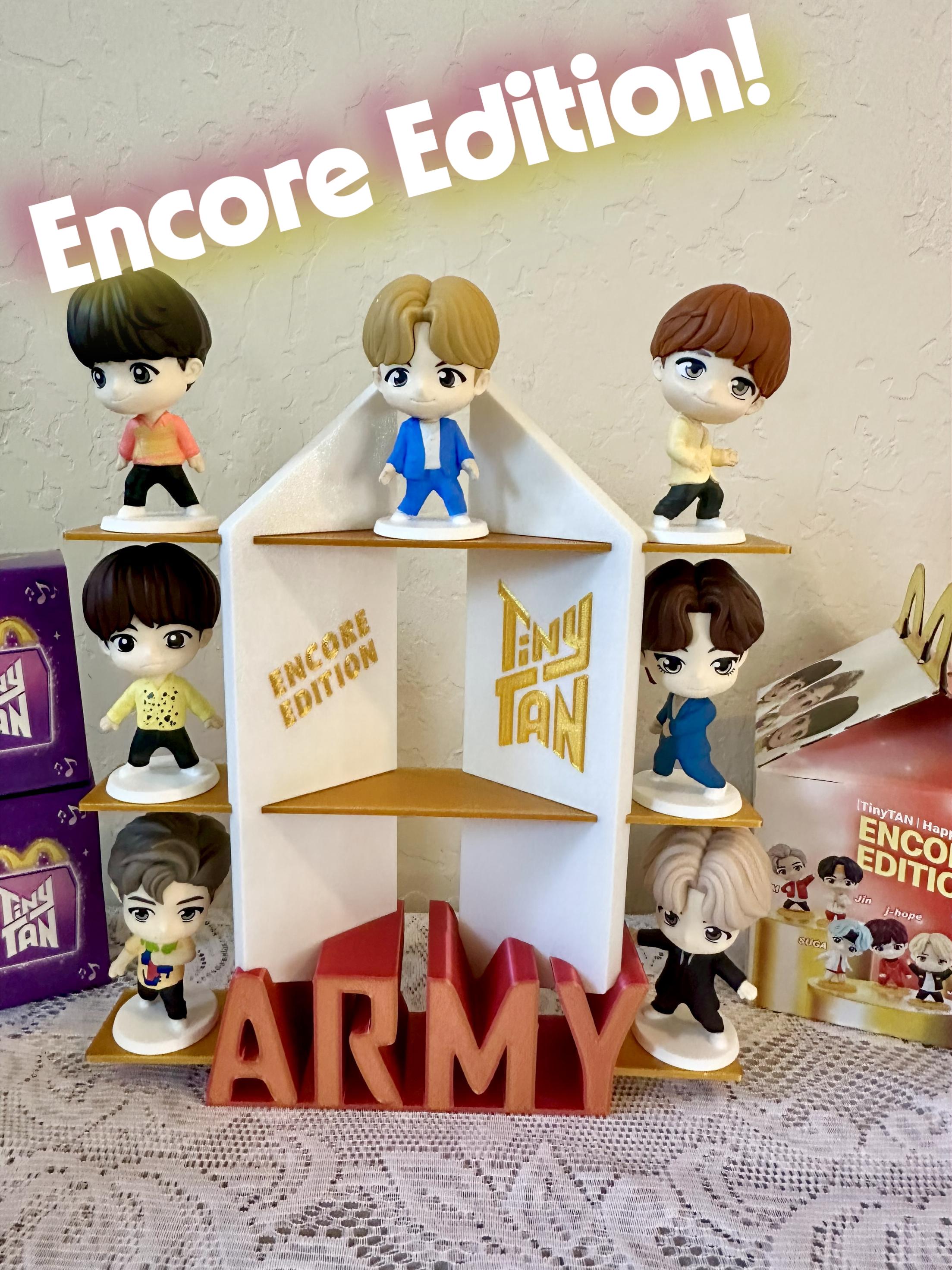 置物 BTS BTS Tinytan Display | Happy Meal Display | Wall Mountable Shelf