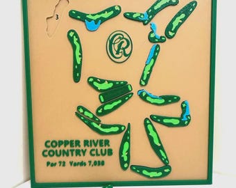 Custom 3D Golf Puzzle – Copper River Country Club, Fresno CA