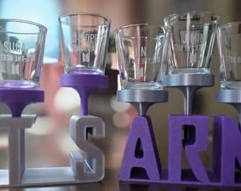 BTS ARMY Shot Glass Podium Display | Throwback, Encore, Classic, or Custom Theme