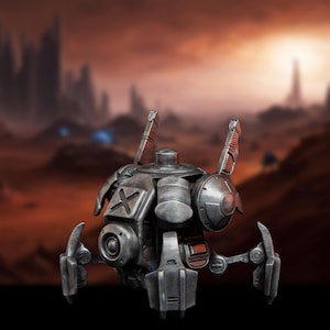 Terran Widow Mine from StarCraft metal miniature hand painted