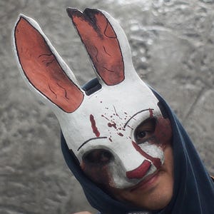 Huntress mask Anna mask wearable Horror Game Halloween costume cosplay survival