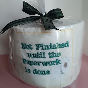 Funny Embroidered Toilet Paper