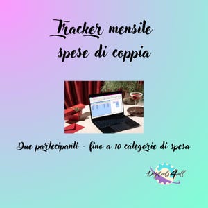 Monthly Expense Tracker for Couples Excel & ODS | Budget 2 People, 10 Categories | Shared Expenses + PDF Guide