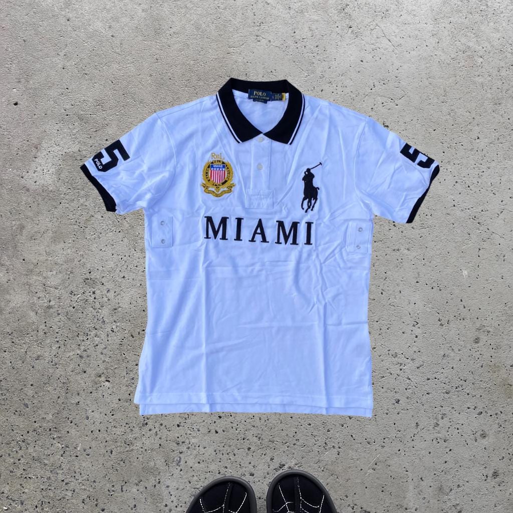 Polo Ralph Lauren MIAMI ポロシャツ M Classic Fit Miami Mesh Polo Shirt