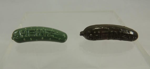 Vintage Heinz Promotional Pickle Pins