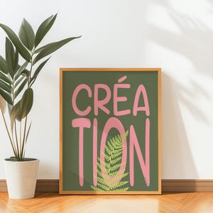 Motivational text decorative poster, printable wall art, typographic print, colorful wall art, downloadable digital file