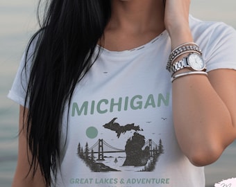 Vintage Michigan SVG – Mackinac Bridge Cut File (Digital File)