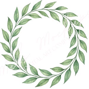 Floral Wreath SVG, Wedding Wreath SVG, Circle Frame SVG, Floral Monogram Frames, Wreath Clipart, Cricut Silhouette Cut Files