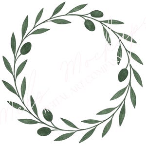 Floral Wreath SVG, Wedding Wreath SVG, Circle Frame SVG, Floral Monogram Frames, Wreath Clipart, Cricut Silhouette Cut Files