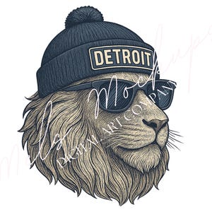 Vintage Detroit Football PNG | Retro Sports Fan Digital Download | Game Day Football PNG for Shirts, Apparel, Crafts & DIY Projects