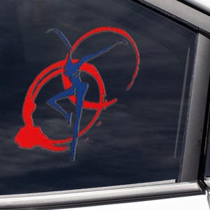 DMB Inspired Firedancer Clear Vinyl Decal | Clear Waterproof DMB Sticker for Rear Window | DMB Firedancer Waterproof Car Vinyl Decal