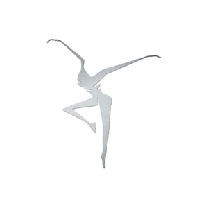 DMB Inspired Firedancer Silver Metallic Vinyl Decal | Clear  DMB Sticker for Rear Window | DMB Firedancer Waterproof Car Vinyl Decal