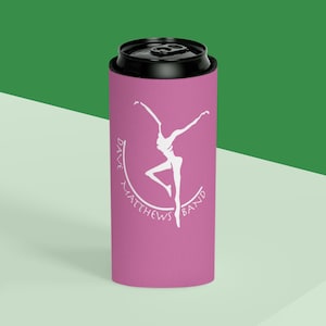 DMB Firedancer Slim Can Cooler | Bold Color Dave Matthews Band Can Cooler | Tailgate Must-Have | Festival Drink Holder