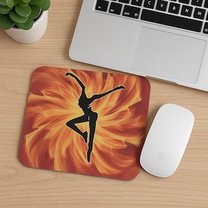 DMB Firedancer Mouse Pad | Fiery Burst Design | Dave Matthews Band-Inspired Desk Mat