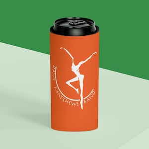 DMB Firedancer Slim Can Cooler | Bold Color Dave Matthews Band Can Cooler | Tailgate Must-Have | Festival Drink Holder