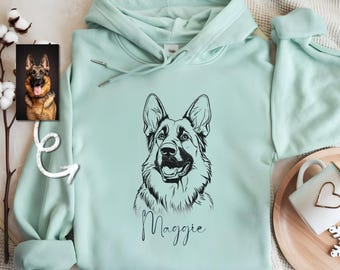 Sudadera con foto personalizada para tu mascota, sudadera personalizada para perro o gato, regalo de Navidad
