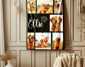 Custom Pets Blanket - Dog & Cat Personalized Keepsake Gift