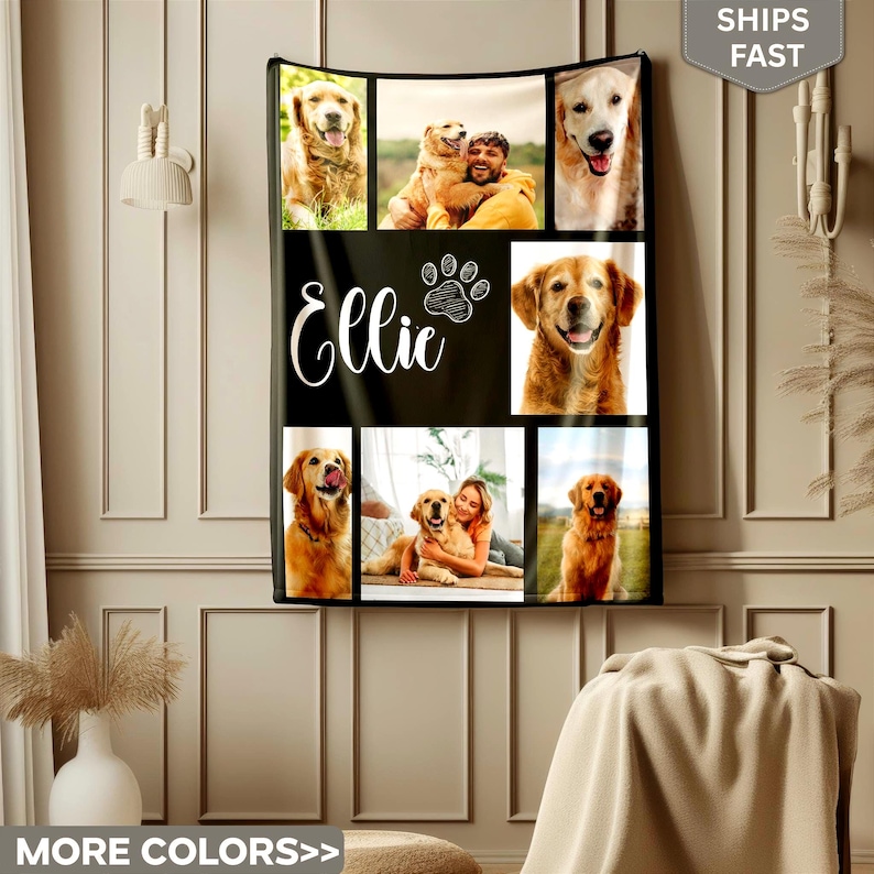 pet memorial gifts, dog lover gift, dog mom gifts, custom photo blanket, custom dog blanket, collage blanket, custom pet blanket, dog photo blanket, pet photo blanket, custom cat blanket, dog owner gift, pet face blanket, pet portrait blanket