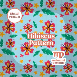 Hibiscus Seamless Pattern