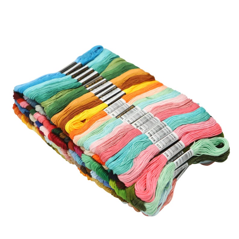 447 Color Embroidery Floss Set, DIY Cross Stitch Thread, 8M Skeins - Etsy