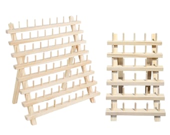 Wooden Sewing Thread Rack Organizer Lightweight Spool Storage Holder