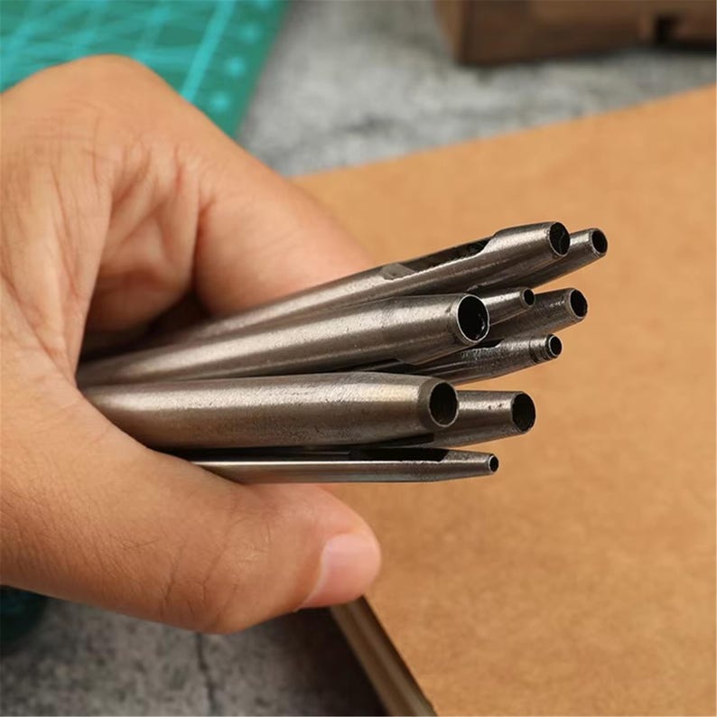 Leather Hole Punch Tool Set, DIY Leathercraft Hollow Drilling Kit - Etsy