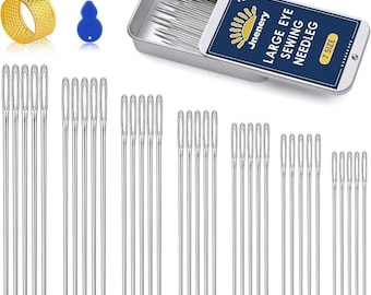 Stort öga-synålskit: DIY handsömnad med trädare och fingerborg