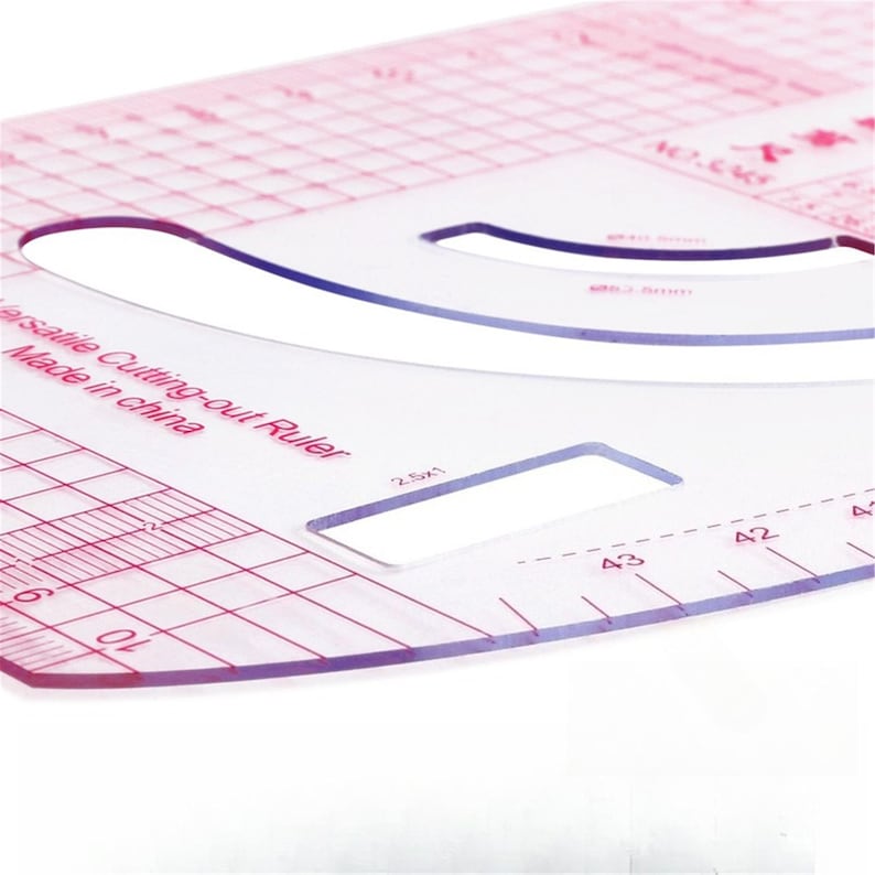 French Metric Curve Ruler Set for Sewing Pattern Making DIY Tool - Etsy