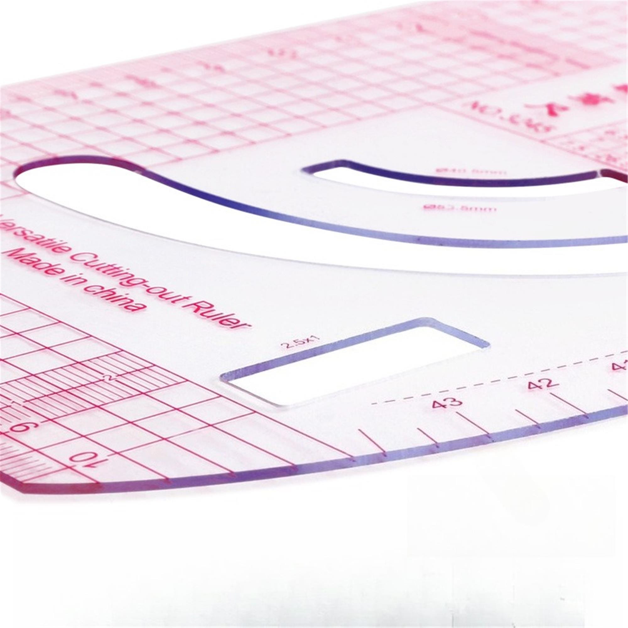 French Metric Curve Ruler Set for Sewing Pattern Making DIY Tool - Etsy