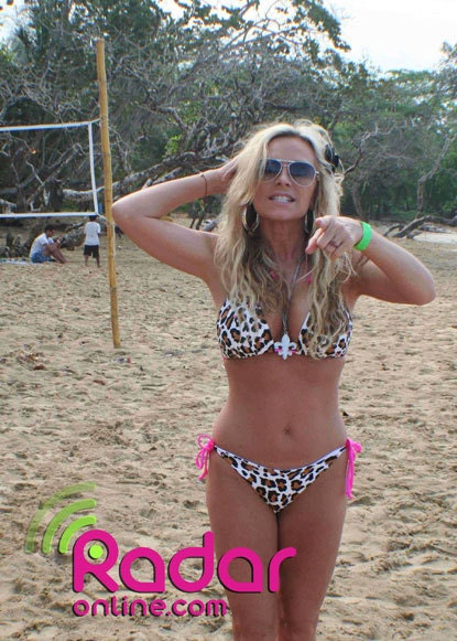 Swimsuit Hot Pink Leopard Swarovski 